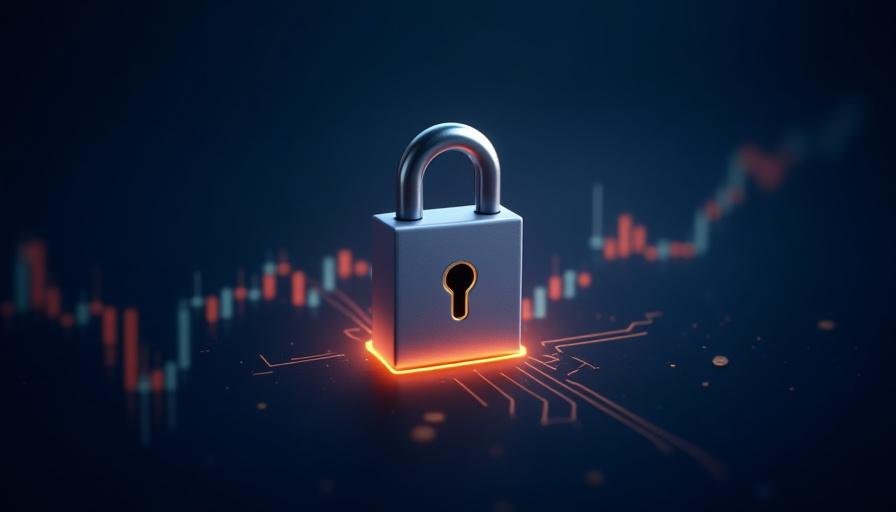 Conceptual image representing digital security and data protection